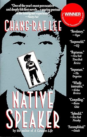 native speaker 1st edition chang rae lee 1573225312, 978-1573225311