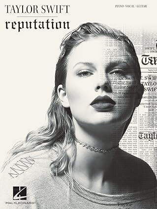 taylor swift reputation songbook piano vocal guitar sheet music 15 songs including look what you made me do