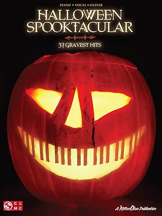 halloween spooktacular piano vocal guitar songbook piano music book with 37 frightening hits halloween music
