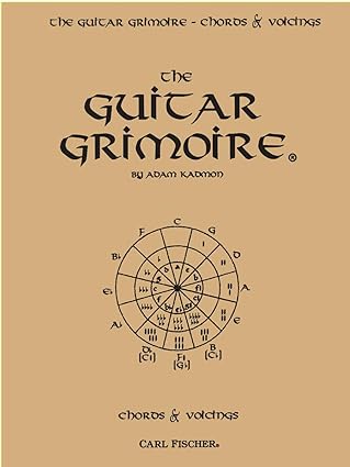 guitar grimoire a compendium of guitar chords and voicings 1st edition adam kadmon 1869857836, 978-0825821721