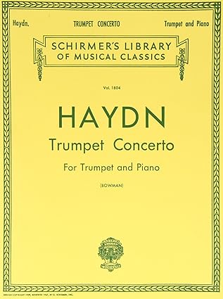 trumpet concerto for trumpet and piano 1st edition franz joseph haydn 0793551951, 978-0793551958