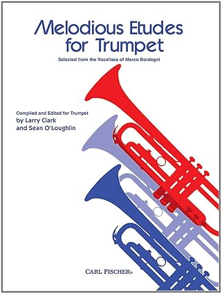 wf7 melodious etudes for trumpet 1st edition larry clark 0825852544, 978-0825852541