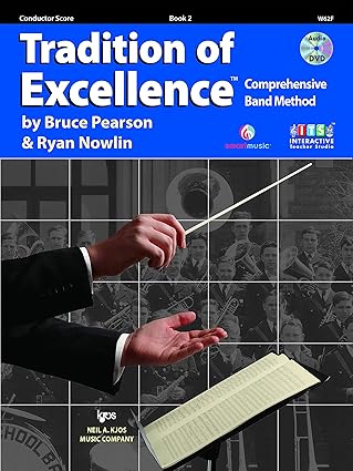w62f tradition of excellence book 2 conductor score 1st edition bruce pearson ,ryan nowlin 0849771471,