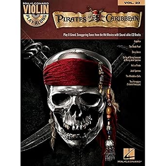 pirates of the caribbean violin play along vol 23 book/online audio 1st edition hal leonard publishing