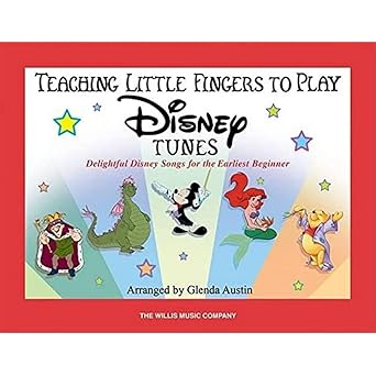 teaching little fingers to play disney tunes book only 1st edition glenda austin 1423431200, 978-1423431206