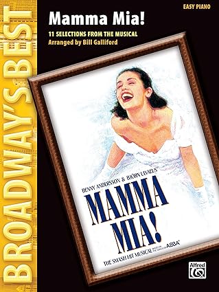 mamma mia selections from the musical 1st edition benny andersson ,bja rn ulvaeus ,bill galliford 0739046535,