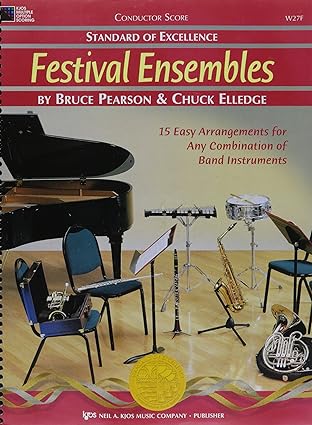 w27f standard of excellence festival ensembles conductor score 1st edition bruce pearson chuck elledge