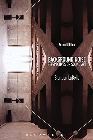 background noise   perspectives on sound art 1st edition brandon labelle 1628923520, 978-1628923520