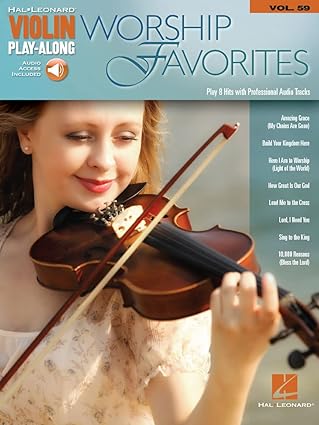worship favorites violin play along volume 59 1st edition hal leonard corp 1495050300, 978-1495050305