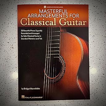 masterful arrangements for classical guitar book with online demo tracks by bridget mermikeides 1st edition