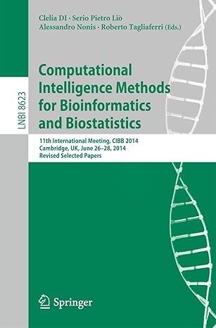computational intelligence methods for bioinformatics and biostatistics 11th international meeting cibb 2014