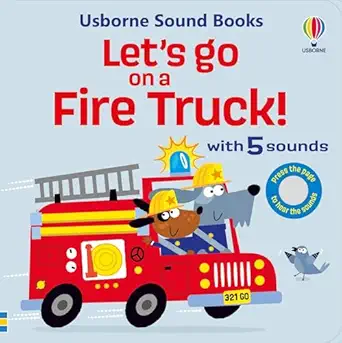 lets go on a fire truck board book a touch and feel june 4 2024 1st edition edward miller 1805075004,