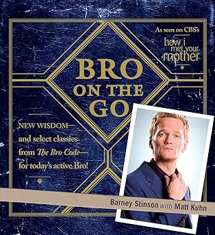 bro on the go 1st edition barney stinson 1439173133, 978-1439173138