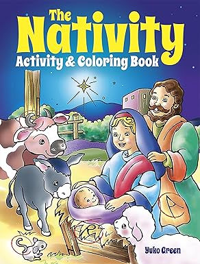 the nativity activity and coloring book 1st edition yuko green 0486497178, 978-0486497174