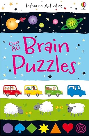 over 80 brain puzzles a pocket sized book of fun mind bending puzzles and games for kids perfect for long