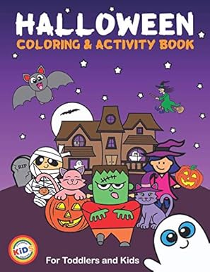 halloween coloring and activity book for toddlers and kids kids halloween book children coloring workbooks