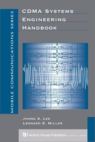 cdma systems engineering handbook 1st edition jhong sam lee ,leonard e miller 0890069905, 978-0890069905