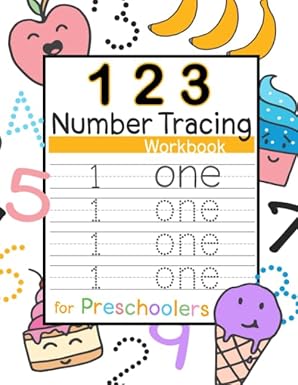 1 2 3 number tracing workbook for preschoolers learning activity workbook for preschool toddlers and kids 1 2