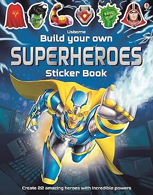 build your own superheroes sticker book 1st edition simon tudhope ,reza ilyasa 1474918964, 978-1474918961