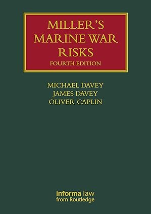 millers marine war risks 1st edition michael davey ,oliver caplin ,james davey 0415317568, 978-0415317566