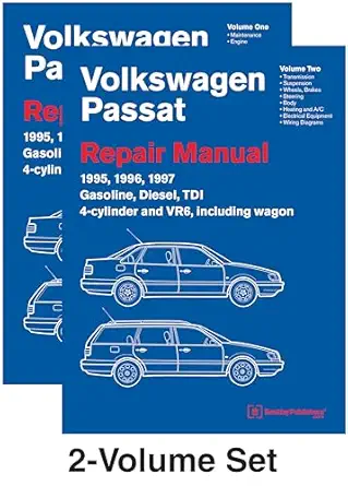 volkswagen passat repair manual 1995 1996 1997 including gasoline turbo diesel tdi 4 cylinder vr6 and wagon