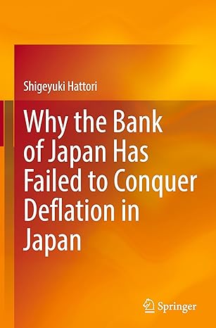 why the bank of japan has failed to conquer deflation in japan 1st edition shigeyuki hattori 9819794072,