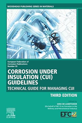corrosion under insulation guidelines technical guide for managing cui series volume 55 1st edition gino de