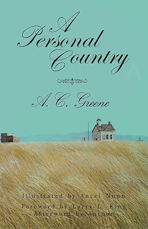 a personal country 1st edition a c greene 1574410539, 978-1574410532