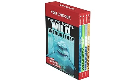 you choose wild encounters 4 book boxed set 1st edition matt doeden ,allison lassieur 1669080021,