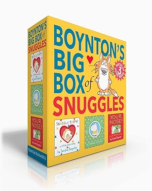 boyntons big box of snuggles snuggle puppy belly button book your nose 1st edition sandra boynton 1665925256,