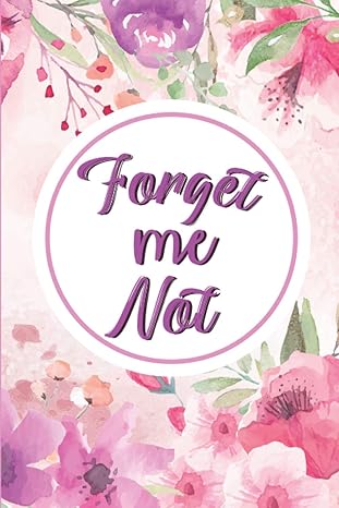 forget me not passwords and username journal 1st edition latia russell ,william russell 195460808x,
