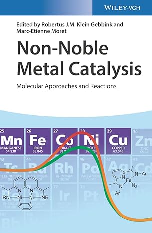 non noble metal catalysis molecular approaches and reactions 1st edition robertus j m klein gebbink ,marc