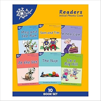phonic books dandelion readers set 2 units 1 10 sam and tim decodable books for beginner readers sound words
