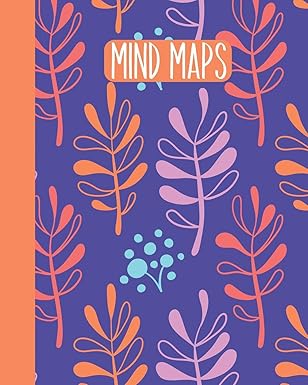 mind maps notebook for mind mapping brainstorming and visual thinking at work school and home playful fun