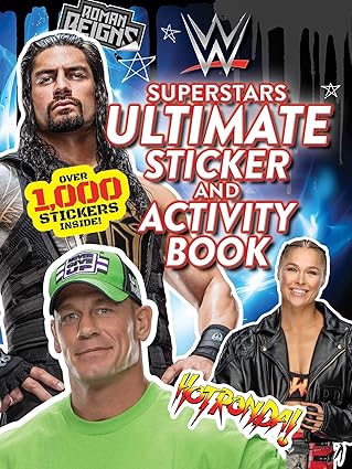 wwe superstars ultimate sticker and activity book 1st edition buzzpop 1499810709, 978-1499810707