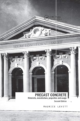 precast concrete materials manufacture properties and usage 1st edition maurice levitt 078796963x,