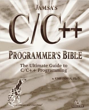 jamsas c/c++ programmers bible 1st edition kris a jamsa ,lars klander 1884133258, 978-1884133251