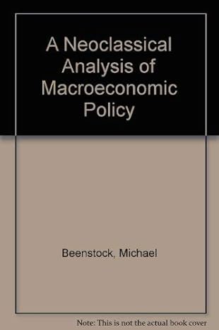 a neoclassical analysis of macroeconomic policy 1st edition michael beenstock 0521230772, 978-0521230773