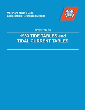 mmdref tide tables and tidal current tables 1983 1st edition us coast guard 016042688x, 978-0160426889