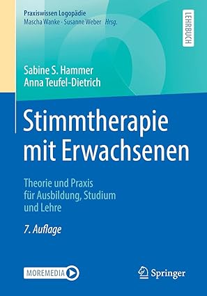 stimmtherapie mit erwachsenen theorie und praxis fa 1/4r ausbildung studium und lehre 1st edition sabine s