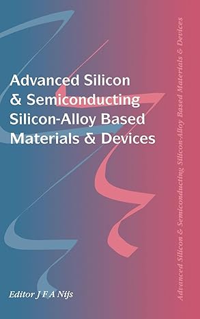 advanced silicon and semiconducting silicon alloy based materials and devices 1st edition jo nijs 0750302992,