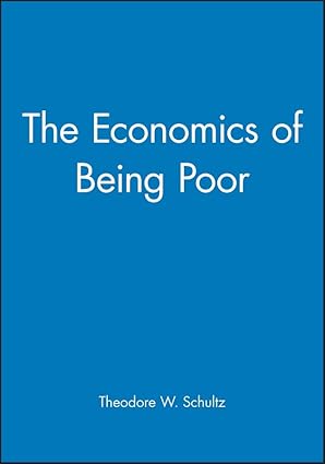 the economics of being poor 1st edition theodore w schultz 1557863202, 978-1557863201