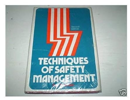 techniques of safety management 1st edition dan petersen 0070495963, 978-0070495968