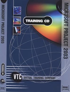 microsoft project 2003 vtc training cd 1st edition brian culp 1932808485, 978-1932808483