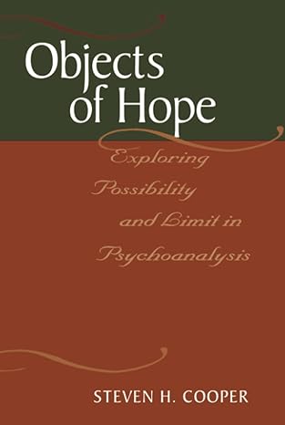 objects of hope 1st edition steven h cooper 0881632716, 978-0881632712