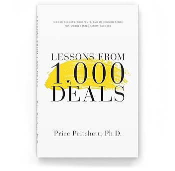 lessons from 1 000 deals 1st edition price pritchett 0944002838, 978-0944002834