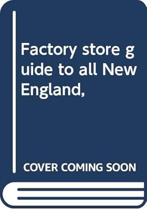 factory store guide to all new england 1st edition a miser 0394709934, 978-0394709932