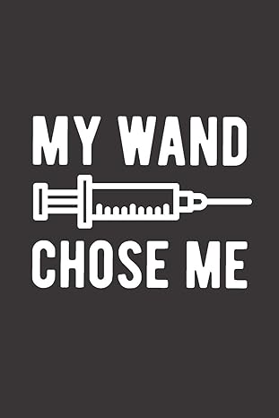 my wand chose me blank lined journal for nurse anesthesiologist 1st edition cc anesthesiology novelty