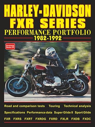 harley davidson fxr series 1982 1992 road test book 1st edition brooklands books ltd 1855204967,
