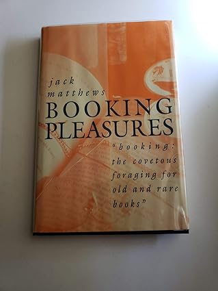 booking pleasures 1st edition jack matthews 0821411292, 978-0821411292